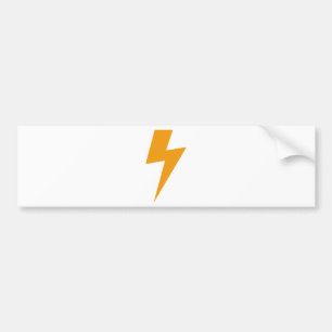 Thunder Energy Yellow Print Bumper Sticker