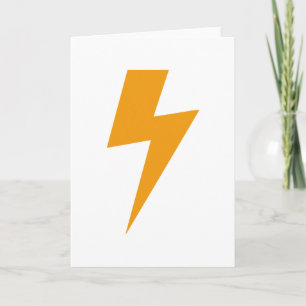 Thunder Energy Yellow Print Card