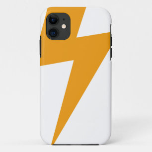 Thunder Energy Yellow Print iPhone 11 Case