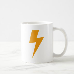Thunder Energy Yellow Print Coffee Mug