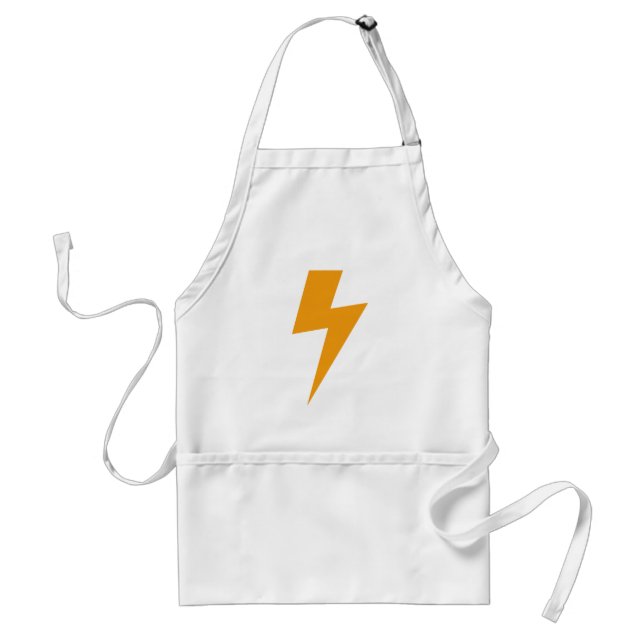 Thunder Energy Yellow Print Standard Apron (Front)