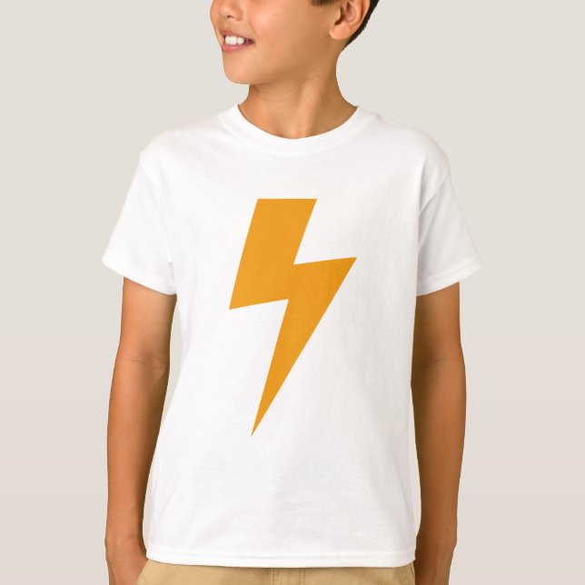 Thunder Energy Yellow Print T-Shirt (Front)