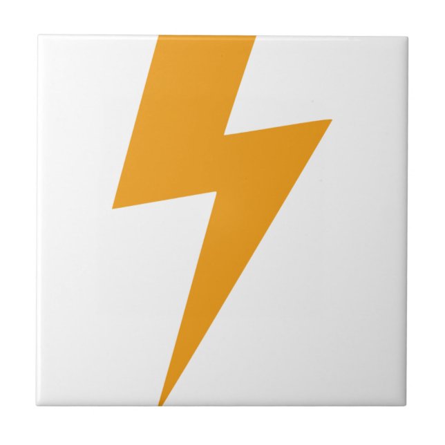 Thunder Energy Yellow Print Tile (Front)