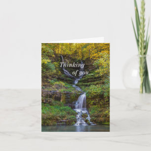 Thunder Falls Painterly Thinking Of You Card