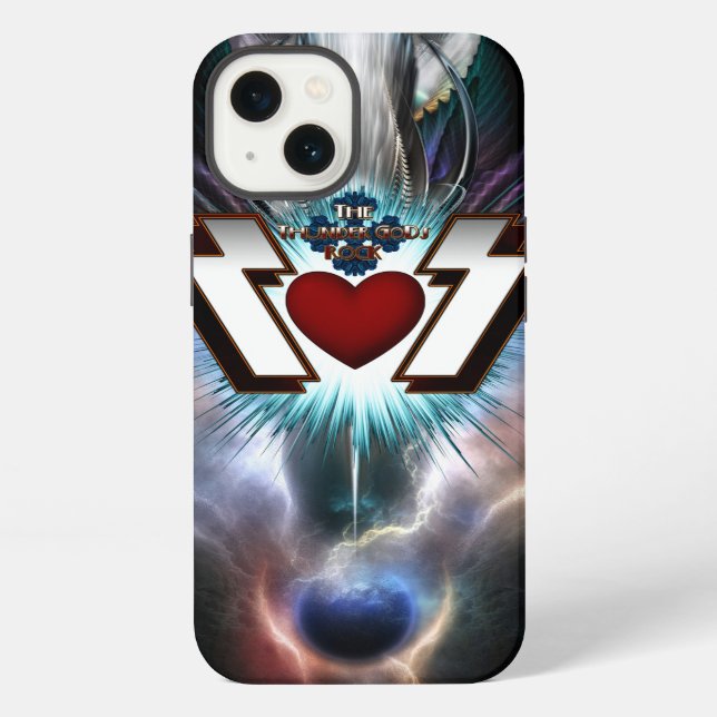 Thunder Gods Rock iPad Case (Back)