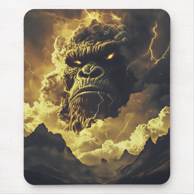 Thunder Gorilla of the Eternal Storm Mouse Pad (Front)