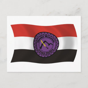 Thunder Mountain Lenape Nation Flag Postcard