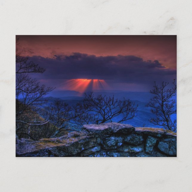 thunder ridge blue postcard (Front)