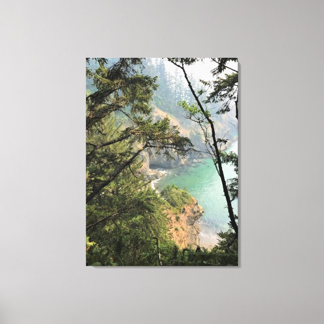 Thunder Rock Cove Trail, Samuel H. Boardman, OR Canvas Print (Front)