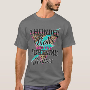 Thunder Rolls Lightning Leopard Country Vibe Weste T-Shirt