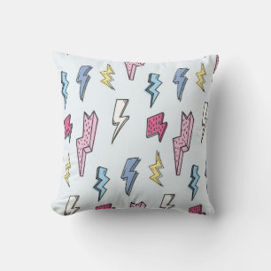 Thunder seamless background vintage illustration cushion