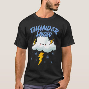 Thunder Snow   Ice Cold Snowy Winter Season T-Shirt