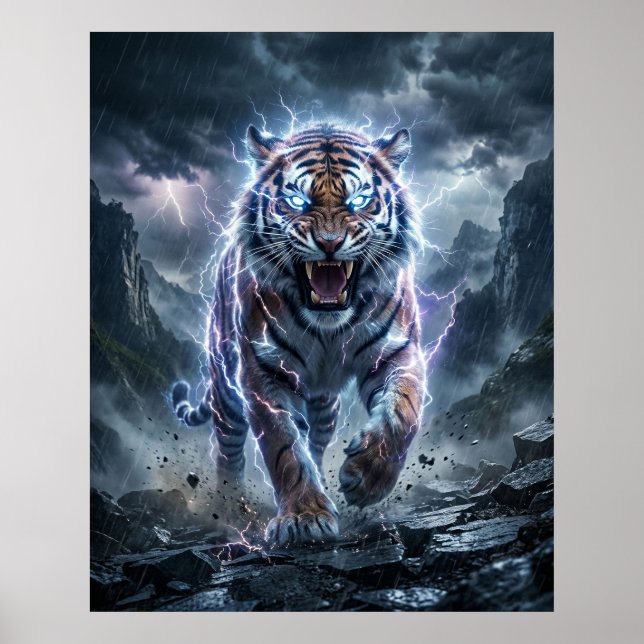 Thunder Tiger Storm Divide Poster (Front)