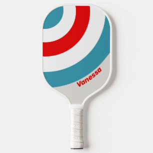 Thunderbird Circle Stripe with Name Pickleball Paddle
