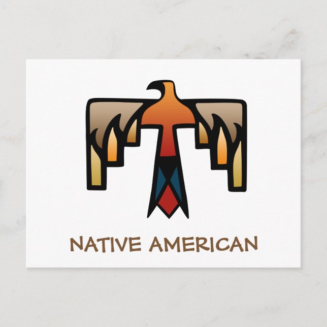 Thunderbird - Native American Indian Symbol Postcard (Front)