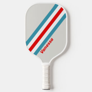 Thunderbird Stripes with Name Pickleball Paddle