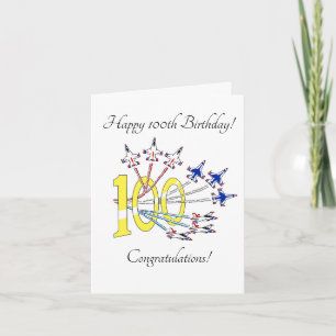 Thunderbirds 100th - Birthday Card