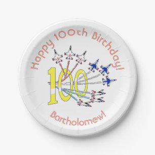 Thunderbirds 100th Birthday Paper Plate