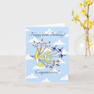 Thunderbirds 60th Birthday Card Blue Sky