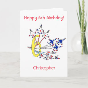 Thunderbirds - 6th Birthday Card