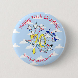 Thunderbirds 70th Blue Sky Birthday Badge