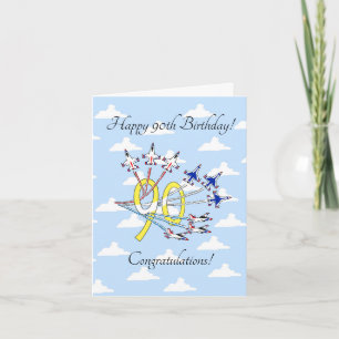 Thunderbirds 90th - Birthday Card - Blue Sky 