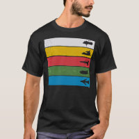 Thunderbirds Classic - Birds Silhouettes on Stripe