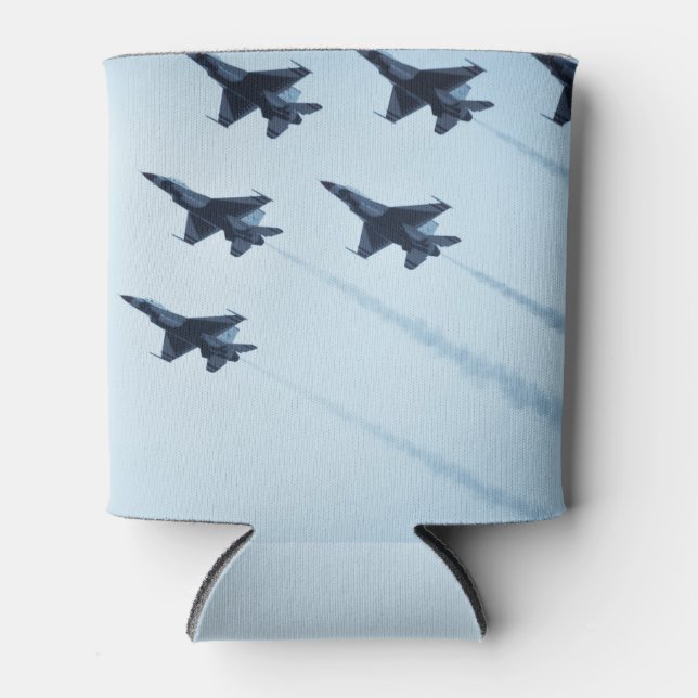 Thunderbirds F-16 Airshow Can Cooler (Front)