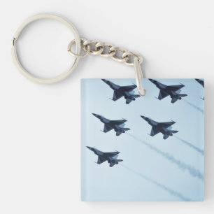 Thunderbirds F-16 Airshow Key Ring