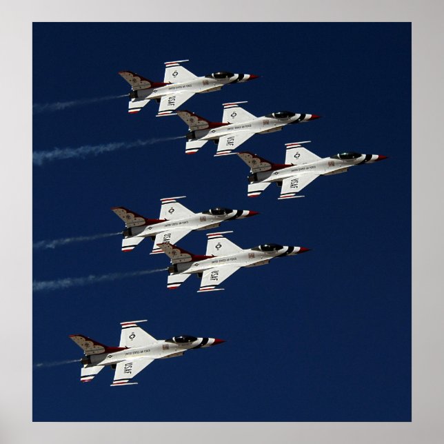 Thunderbirds Flight Demonstration Team Poster (Front)