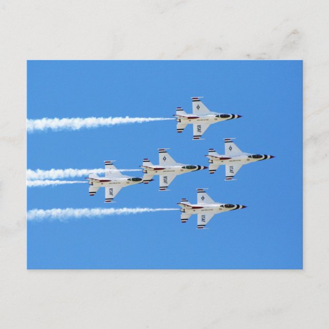 Thunderbirds ... postcard (Front)