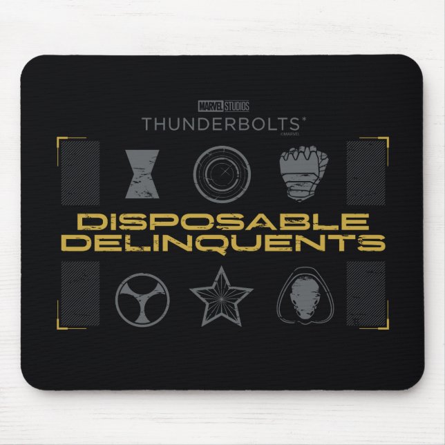 Thunderbolts* | Disposable Delinquents Mouse Pad (Front)