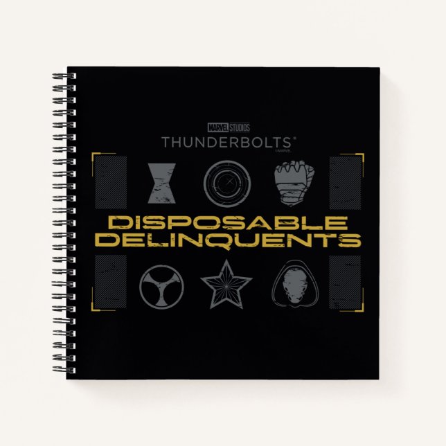 Thunderbolts* | Disposable Delinquents Notebook (Front)