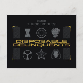 Thunderbolts* | Disposable Delinquents Postcard