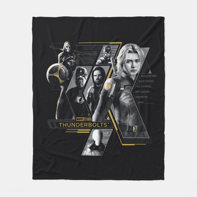 Thunderbolts* | Group Graphic Fleece Blanket (Front)