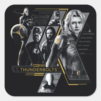 Thunderbolts* | Group Graphic Square Sticker