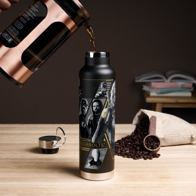 Thunderbolts* | Group Graphic Water Bottle (Coffee)