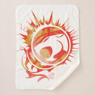 ThunderCats   Explosive Logo Graphic Sherpa Blanket
