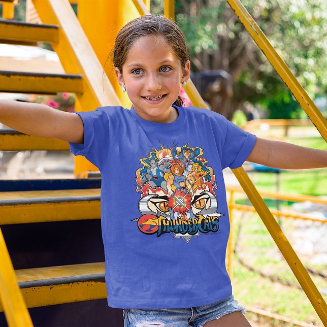 ThunderCats | Firey Group Graphic T-Shirt (Girl wearing t-shirt)