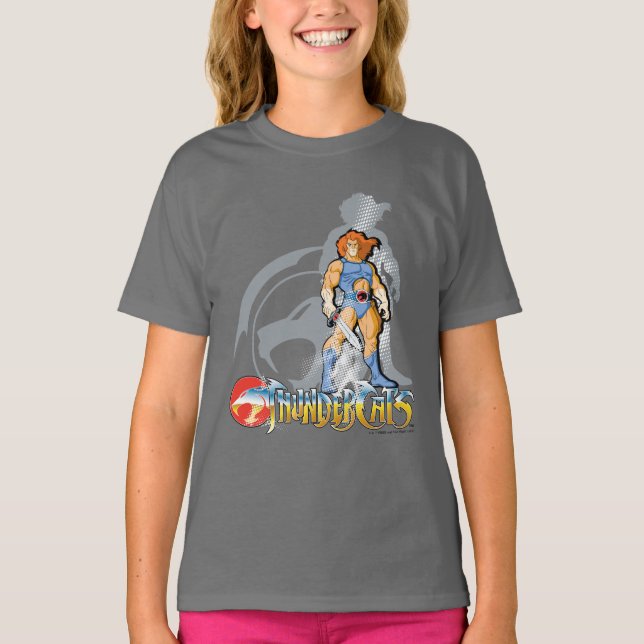 ThunderCats | Lion-O Halfttone Shadow Graphic T-Shirt (Front)