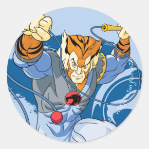 ThunderCats   Tygra Character Graphic Classic Round Sticker