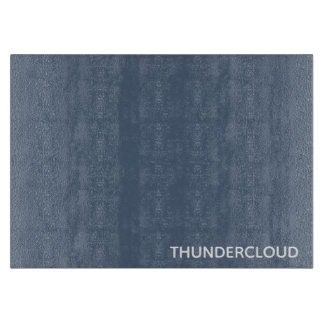 Thundercloud Blue-gray Color Name Cutting Board
