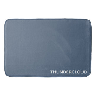 Thundercloud Blue-grey Colour Name Bath Mat