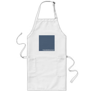 Thundercloud Blue-grey Colour Name Long Apron