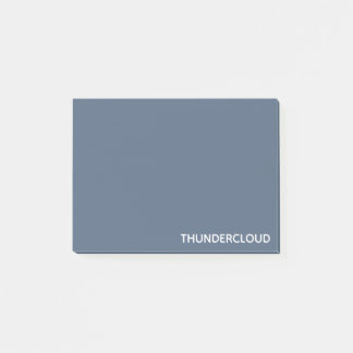Thundercloud Blue-grey Colour Name Post-it Notes