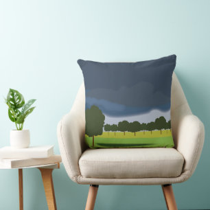 Thunderclouds Clouds Nature Landscape Cushion