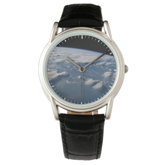 Thunderhead Anvils Of Earth Onto Southern Borneo. Watch (Front)