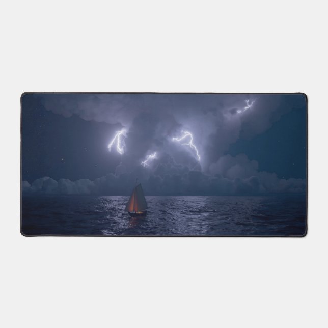 Thunderhead (Night) Desk Mat (Front)