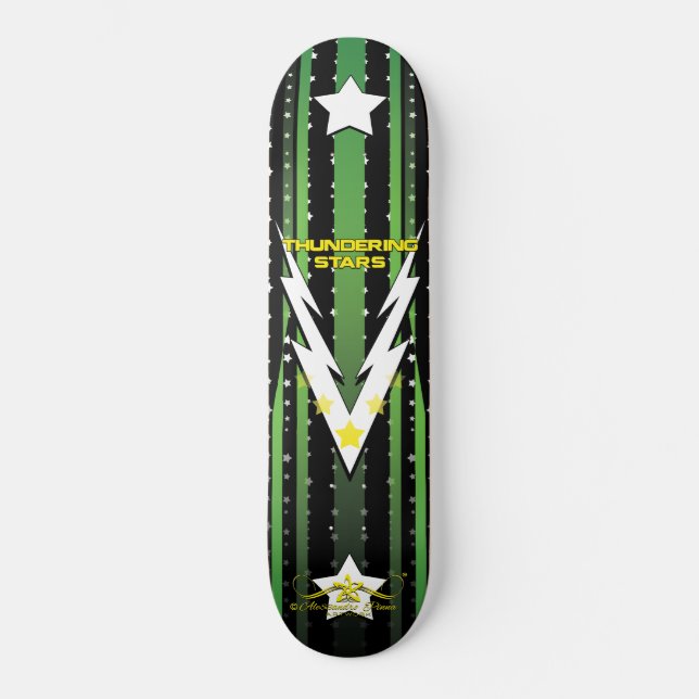Thundering Stars 1/6 Skateboard (Front)