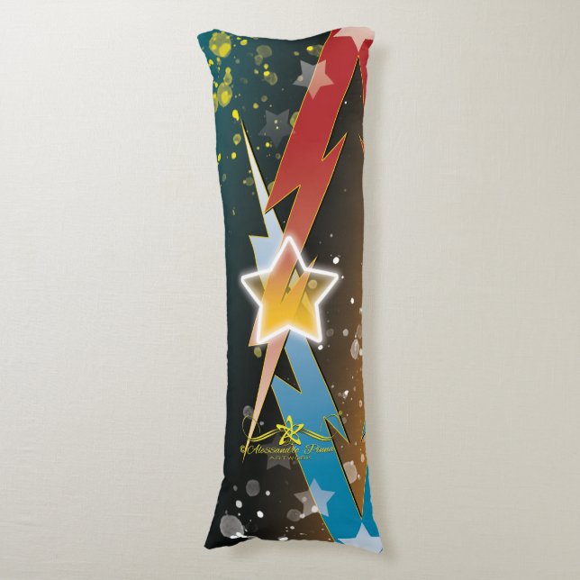 Thundering Stars Body Cushion (Front Vertical)